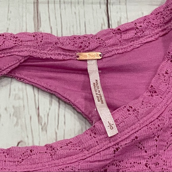 Free People Tea Time Open Back Cropped Blouse - Picture 6 of 10